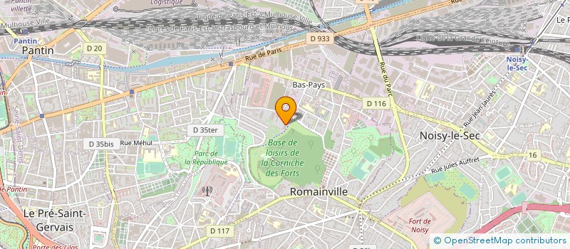localisation de l'entreprise MPF à ROMAINVILLE