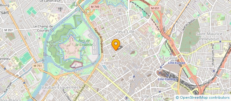 localisation de l'entreprise MPF INVESTISSEMENTS à LILLE