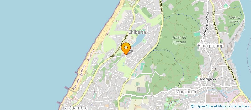 localisation de l'entreprise MPF2 à BIARRITZ