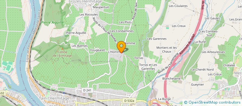 localisation de l'entreprise MPFA  CROZES-HERMITAGE