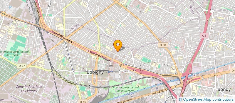 localisation de l'entreprise MPG  BOBIGNY