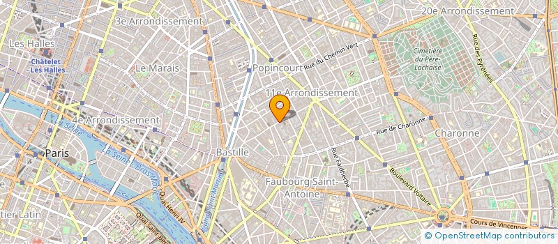 localisation de l'entreprise MPG à PARIS