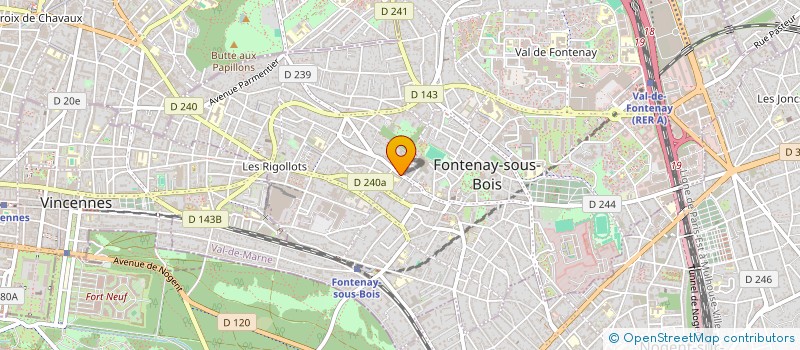 localisation de l'entreprise MPG à FONTENAY-SOUS-BOIS
