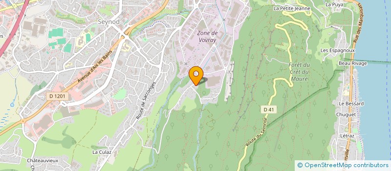 localisation de l'entreprise MPG à ANNECY