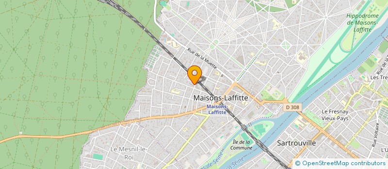 localisation de l'entreprise MPG & BATY  MAISONS-LAFFITTE