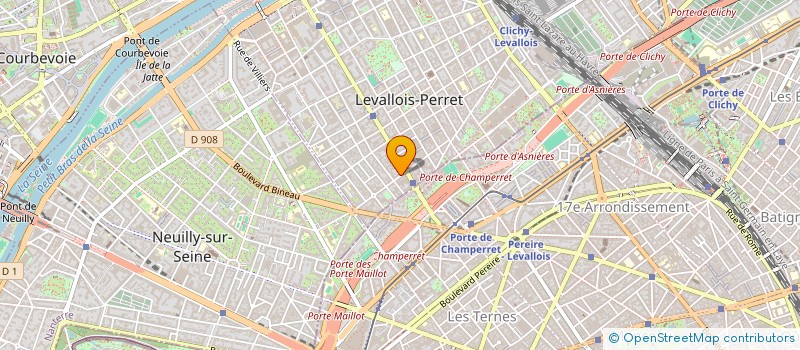 localisation de l'entreprise MPG INVEST à LEVALLOIS-PERRET