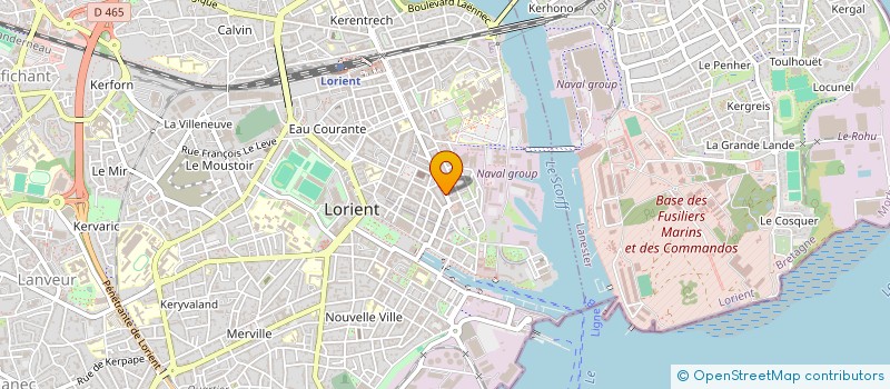 localisation de l'entreprise MPG (MARIE PIERRE GUILLET) à LORIENT