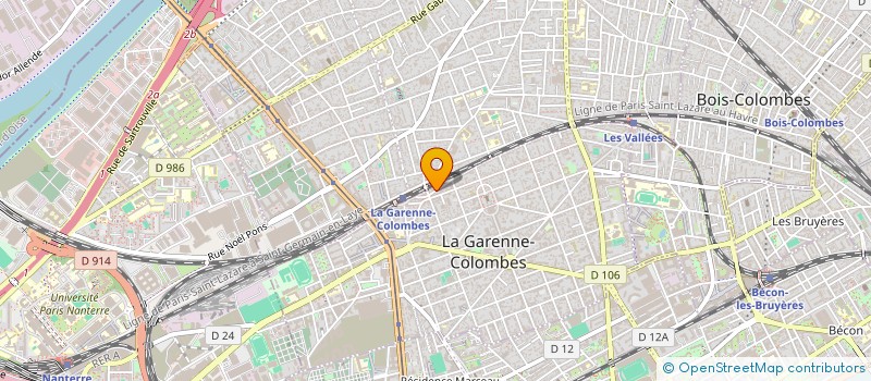 localisation de l'entreprise MPG NETTOYAGE à LA GARENNE COLOMBES