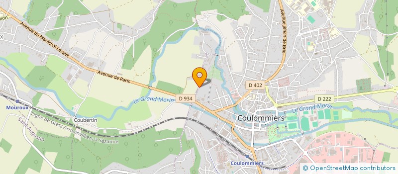localisation de l'entreprise MPG SERVICES à COULOMMIERS