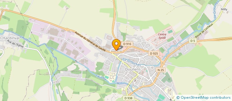 localisation de l'entreprise MPGD  DOULLENS