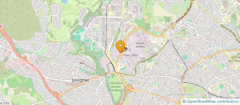 localisation de l'entreprise MPGEX à MONTPELLIER