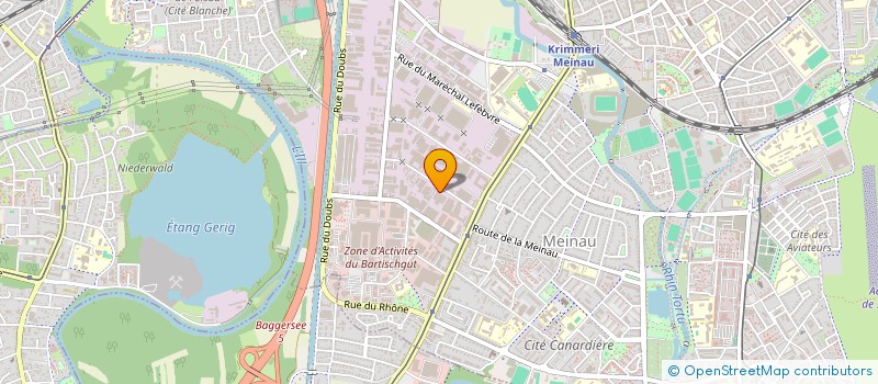 localisation de l'entreprise MPGLIO à STRASBOURG
