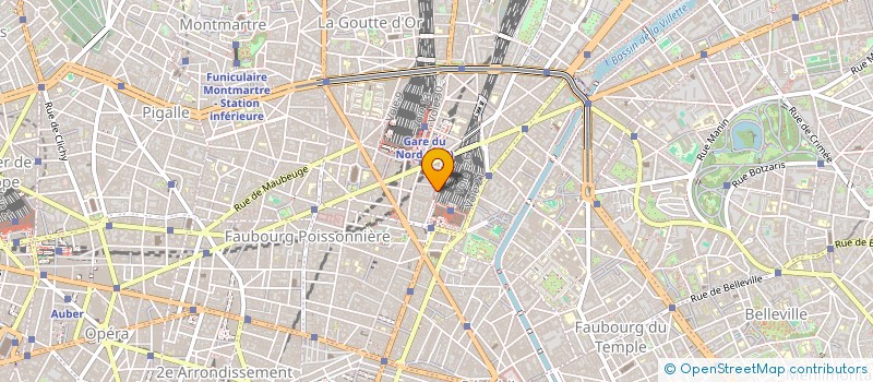 localisation de l'entreprise MPGM GROUPE MONIQUE HONORE DES COMMERCES  PARIS 10