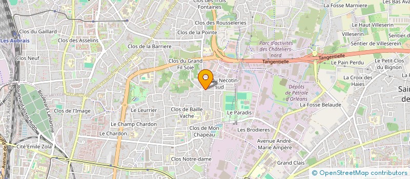localisation de l'entreprise MPGS à ORLEANS