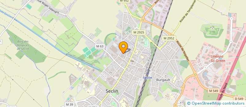 localisation de l'entreprise MPH  SECLIN