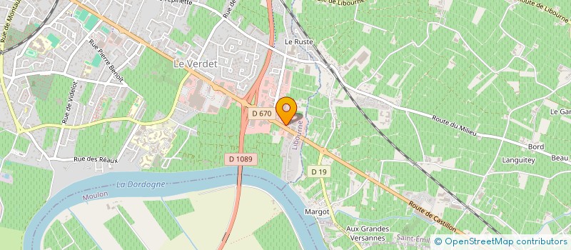 localisation de l'entreprise MPH à LIBOURNE