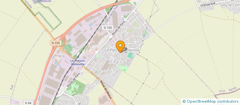 localisation de l'entreprise MPH  LE PLESSIS-BELLEVILLE