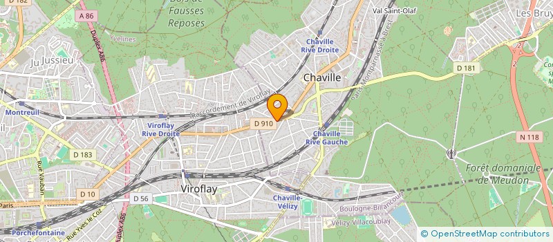localisation de l'entreprise MPH CONSEIL à CHAVILLE