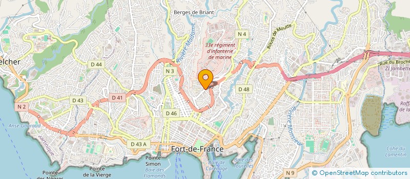 localisation de l'entreprise MPH III  FORT DE FRANCE