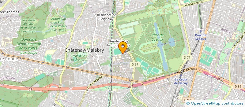 localisation de l'entreprise MPH RETAIL  LE PLESSIS-ROBINSON