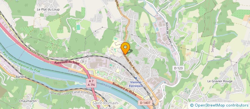 localisation de l'entreprise MPHC  VIENNE