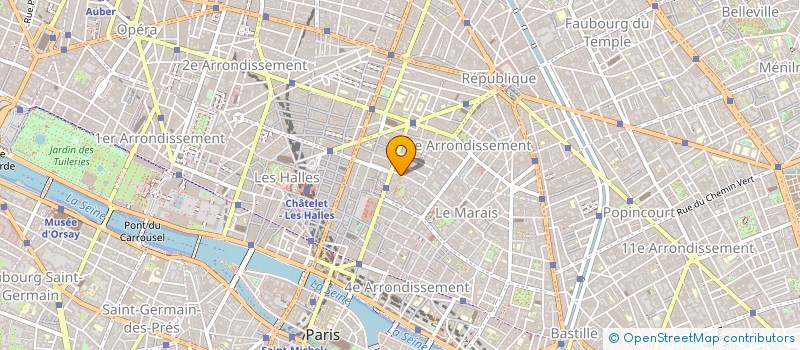 localisation de l'entreprise MPI à PARIS