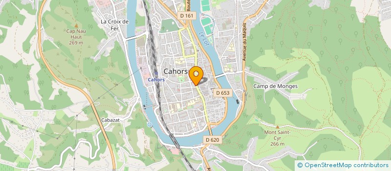 localisation de l'entreprise MPI  CAHORS