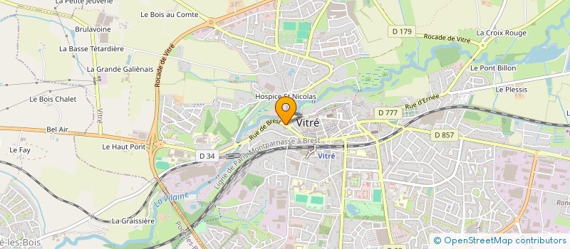 localisation de l'entreprise MPI  VITRE