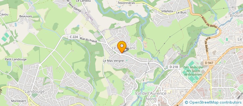 localisation de l'entreprise MPI à LIMOGES