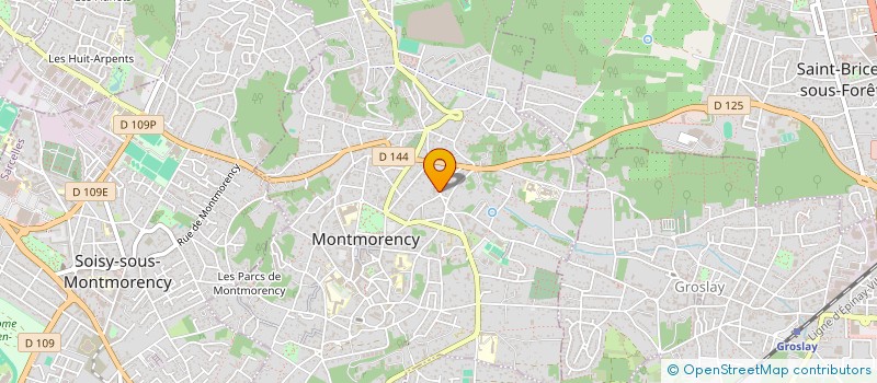 localisation de l'entreprise MPI (MULTI-PREVOYANCE INTERPROFESSIONNELLE)  MONTMORENCY