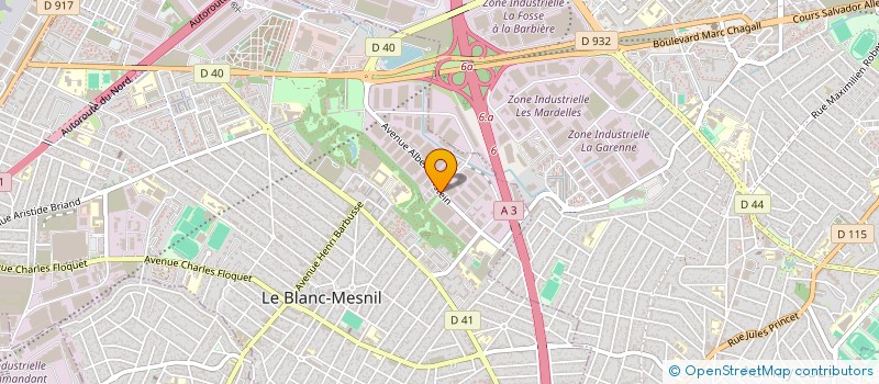 localisation de l'entreprise MPI PARTICIPATION GESTION à LE BLANC-MESNIL