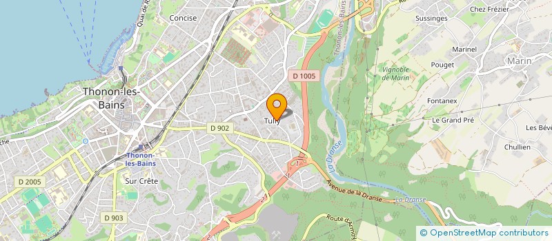 localisation de l'entreprise MPI RENOVATION à THONON-LES-BAINS