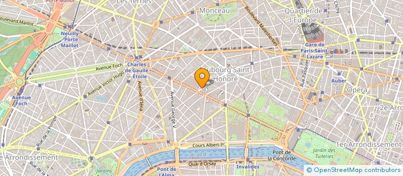 localisation de l'entreprise MPIEL CORPORATE à PARIS