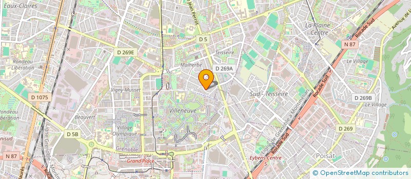 localisation de l'entreprise MPIOT-CONSEIL à GRENOBLE