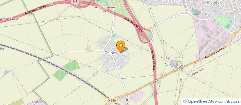 localisation de l'entreprise MPIX PRODUCTION à ORMES