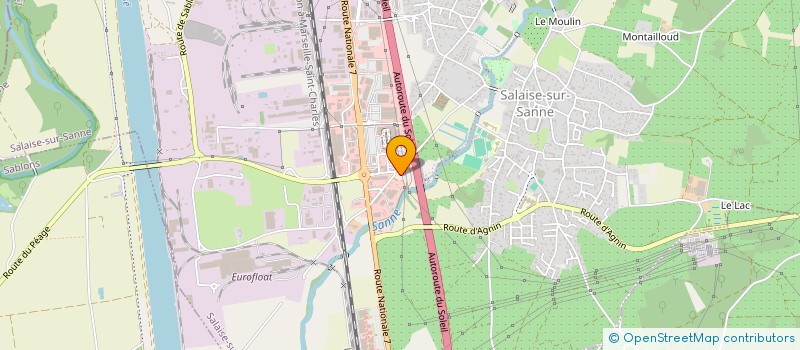 localisation de l'entreprise MPIZZA  SALAISE-SUR-SANNE