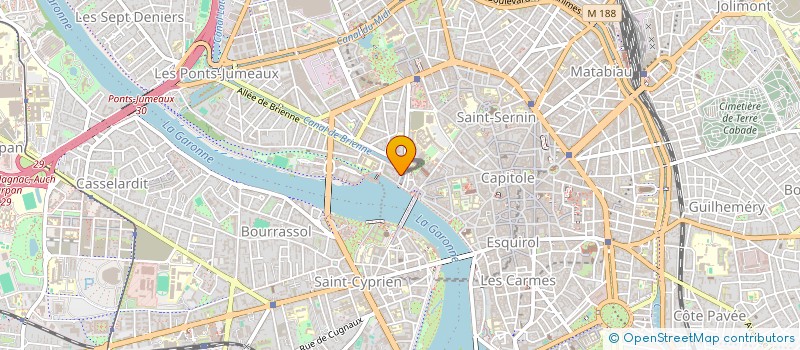 localisation de l'entreprise MPJ  TOULOUSE
