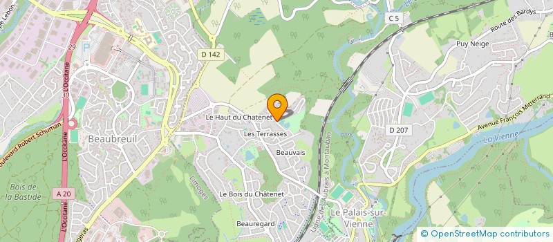 localisation de l'entreprise MPJ  SOLIGNAC