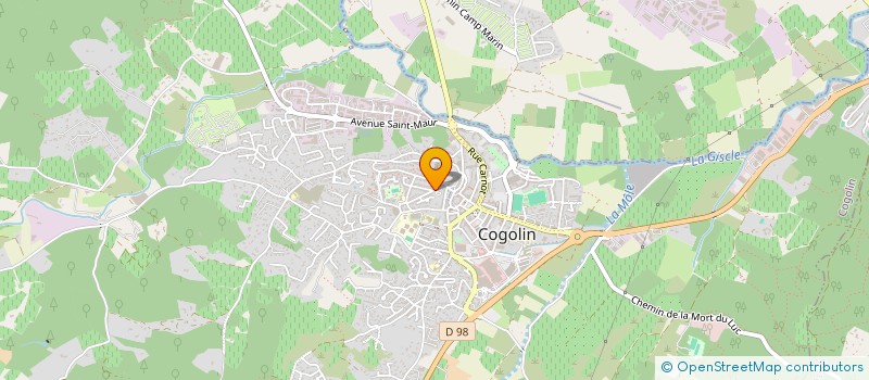 localisation de l'entreprise MPJ à COGOLIN