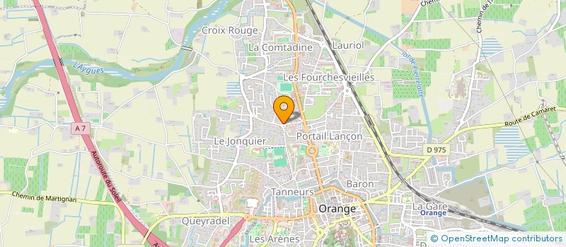 localisation de l'entreprise MPJ  ORANGE