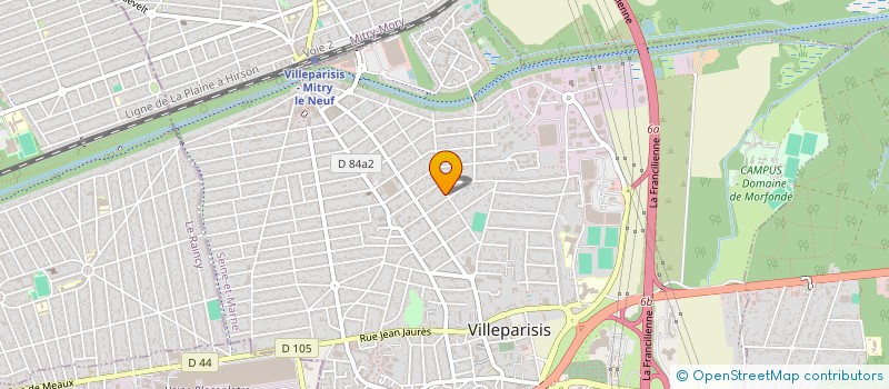 localisation de l'entreprise MPJ ALFERES  VILLEPARISIS