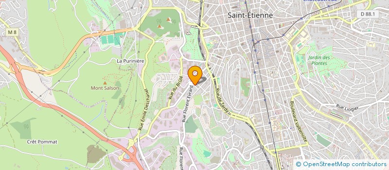 localisation de l'entreprise MPJ IMMO  SAINT-ETIENNE