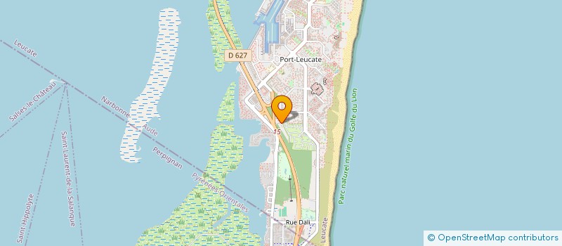 localisation de l'entreprise MPJB  LEUCATE