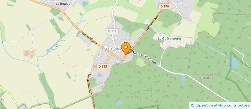 localisation de l'entreprise MPJO  GAMBAIS