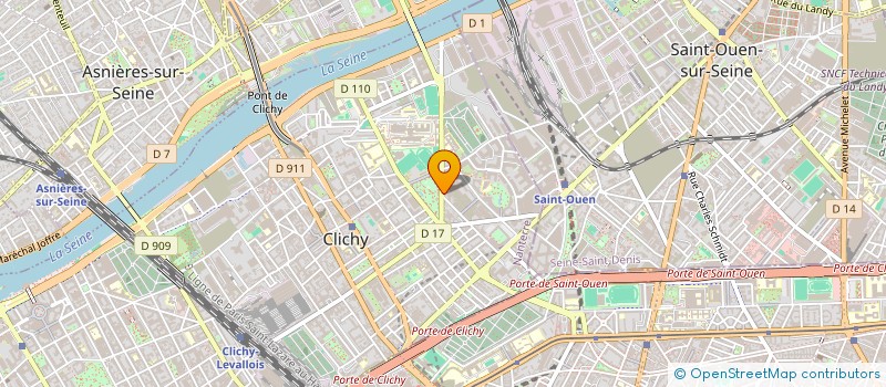 localisation de l'entreprise MPJV à CLICHY