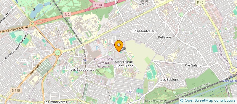localisation de l'entreprise MPK à SEVRAN