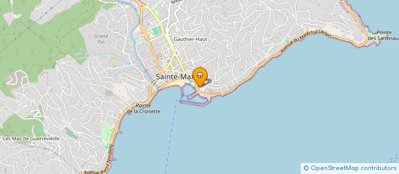 localisation de l'entreprise MPK INVESTISSEMENT à SAINTE-MAXIME