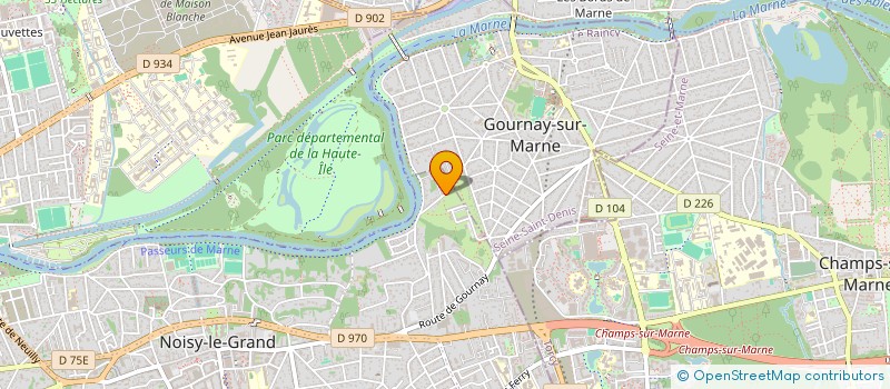 localisation de l'entreprise MPK RENOVATION à NOISY-LE-GRAND