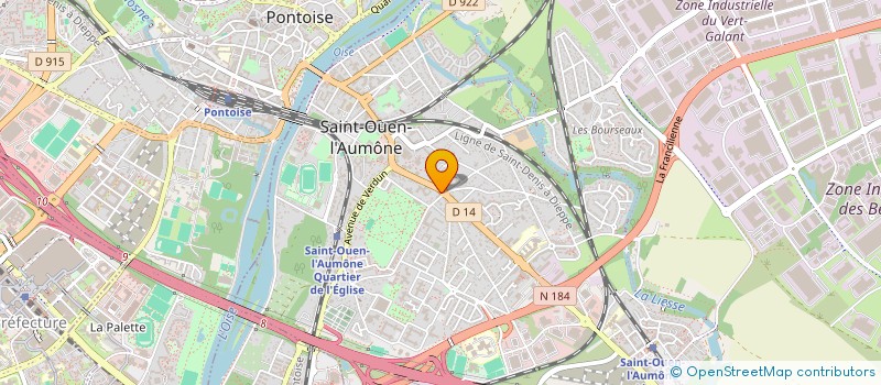 localisation de l'entreprise MPK TRANSPORTS à SAINT-OUEN-L'AUMONE
