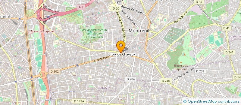 localisation de l'entreprise MPL à MONTREUIL
